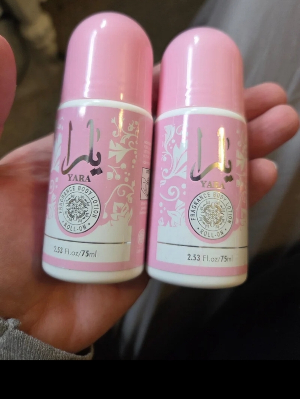 Two New Yara Roll On Deodorants